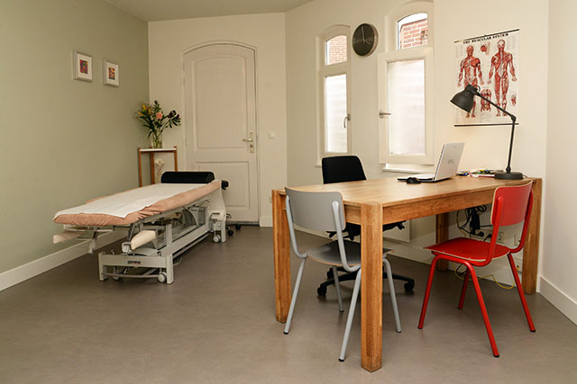 praktijk kamer osteopaat Haarlem